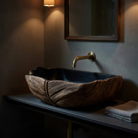 Solid Wood Sink Vanity Farmhouse Solid Traditional Bathroom, view 9