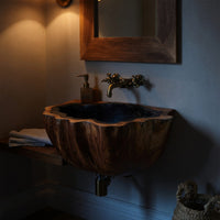 Solid Wood Sink Vanity Solid Clean Bathroom, view 9