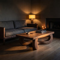 Rustic Solid Wood Table For Eclectic Interiors, view 9