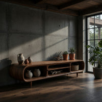 Capsule-Frame Media Console, Open on Both Sides, view 9