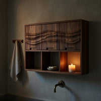 Solid Wood Bathroom Cabinet Sculptural Master, view 9