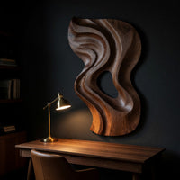 The Shape a River Leaves: Carved Wall Sculpture, view 9 — view 9