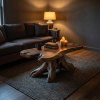 Rustic Root Coffee Table For Living Room, view 9