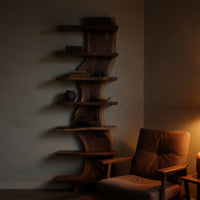 Solid Wood Standing Shelf Living Room, IV, view 9