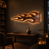 Mid Century Dimensional Wall Decor For Luxury Retreat Interior, view 9