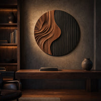 Minimalist Relief Wall Decor For Creative Workspace Interior, view 9
