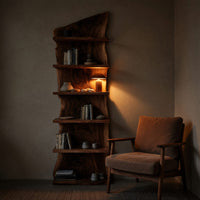 Solid Wood Standing Shelf Home, view 9
