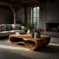 Ribbonfold Coffee Table with a Continuous Loop Base, view 9