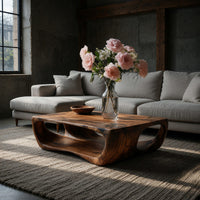 Low Coffee Table for Open Floors and Small Gatherings, view 9