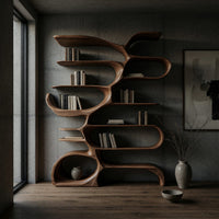 Bookcase for a Reading Corner in a Dark-Walled Room, view 9