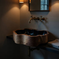 Solid Wood Sink Vanity Solid High End Bathroom, view 9