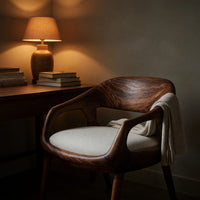 Solid Wood Chair Mid Century Living Room Area, view 9