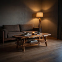 Natural Wood Coffee Table For Studio Lounge, view 9