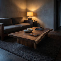 Organic Coffee Table For Tropical Villa Lounge, view 9