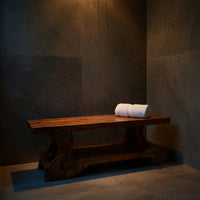 Solid Wood Teak Shower Bench Bath Bathroom Wellness Retreat, view 9
