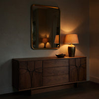 Solid Wood Sideboard Carved Living Room Dining, view 9