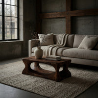 Thick Hardwood Blocks, Hollowed Into a Coffee Table, view 9