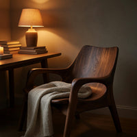 Solid Wood Chair Mid Century Porch Entryway, view 9