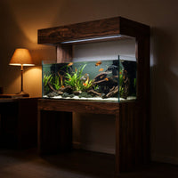 Solid Wood Aquarium Stand With Canopy Living Room, view 9
