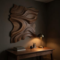 Rolling Dune Wall Panel for a Living Room Focal Wall, view 9 — view 9