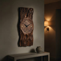 Solid Wood Clock Minimal Wall Living Room, view 9