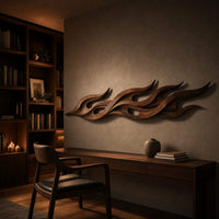 Scandinavian Relief Wall Art For Formal Sitting Room, view 9