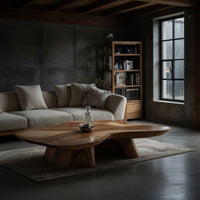 Cloudform Coffee Table, Hand-Shaped from Solid Wood, view 9
