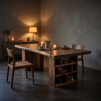 Modern Kitchen Table With Storage Cabinet, view 9