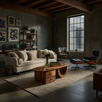 Two Drawers and a Long Breath: Oval Coffee Table, view 9