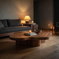 Organic Coffee Table With Unique Cloud-shapes For Living Room, view 9