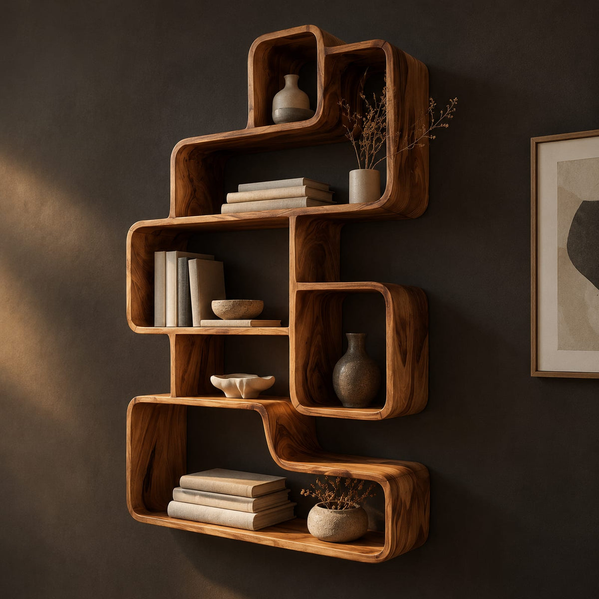 Natural wood grain detail
