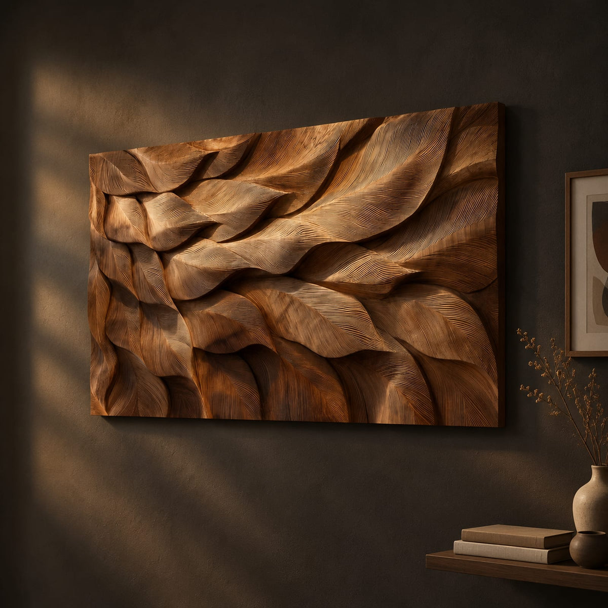 Natural wood grain detail