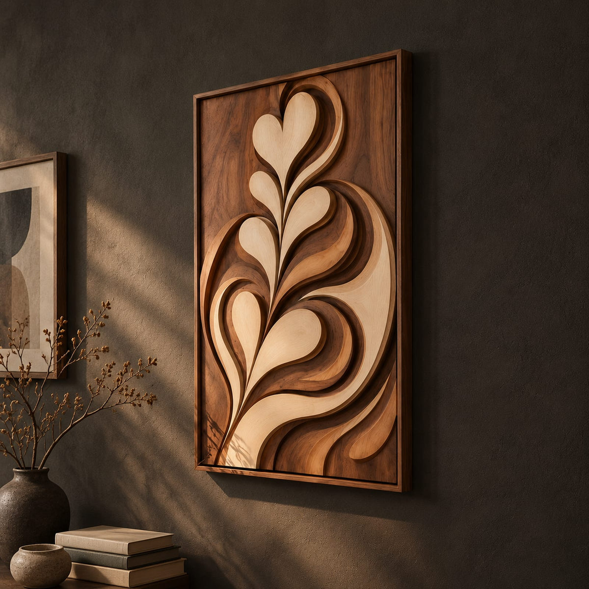 Natural wood grain detail