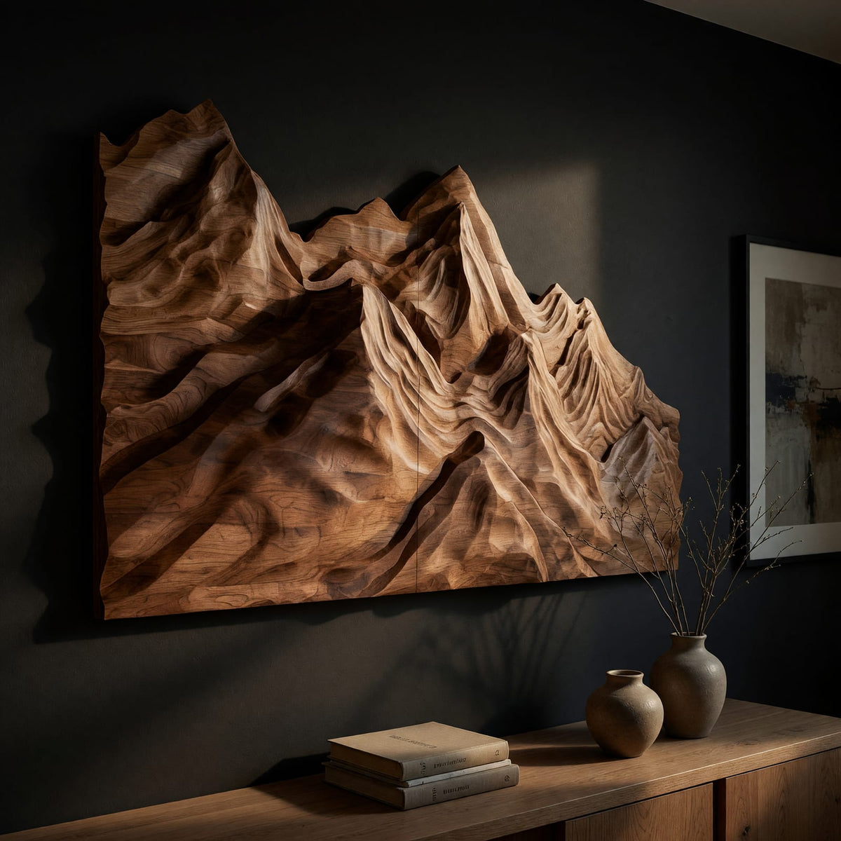Natural wood grain detail