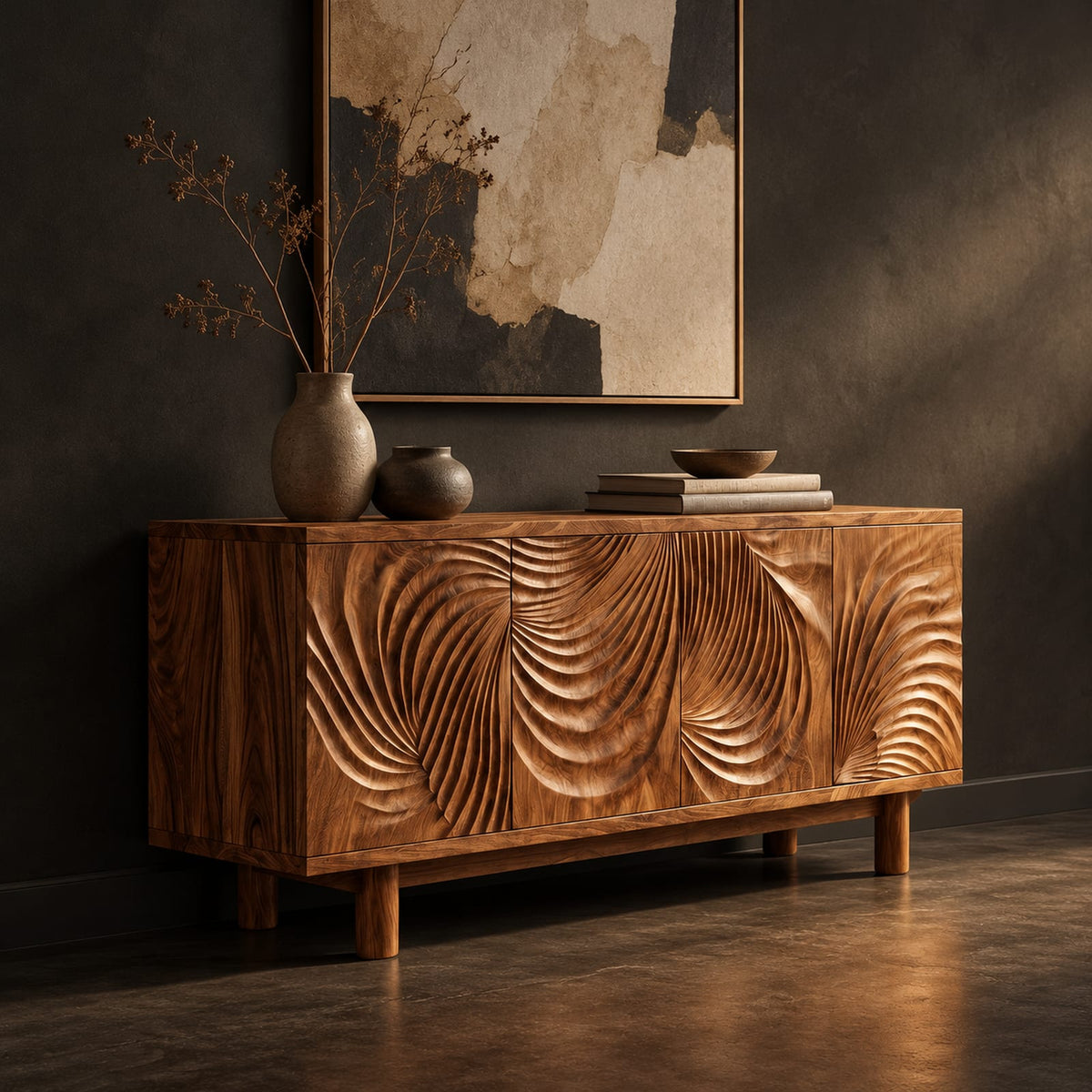 Natural wood grain detail