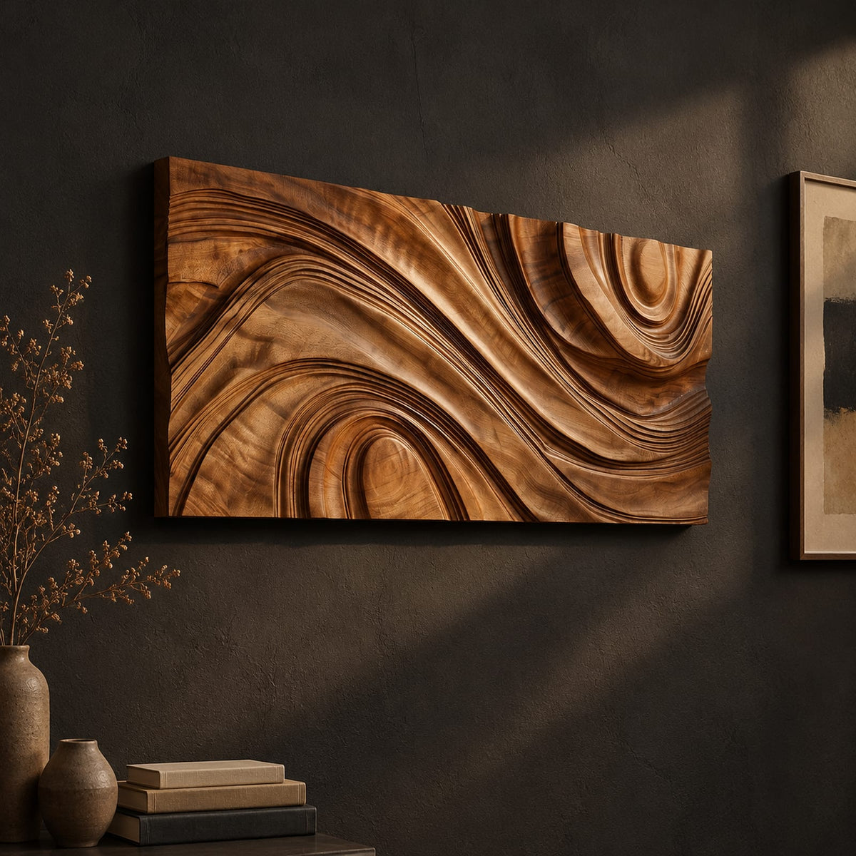 Natural wood grain detail