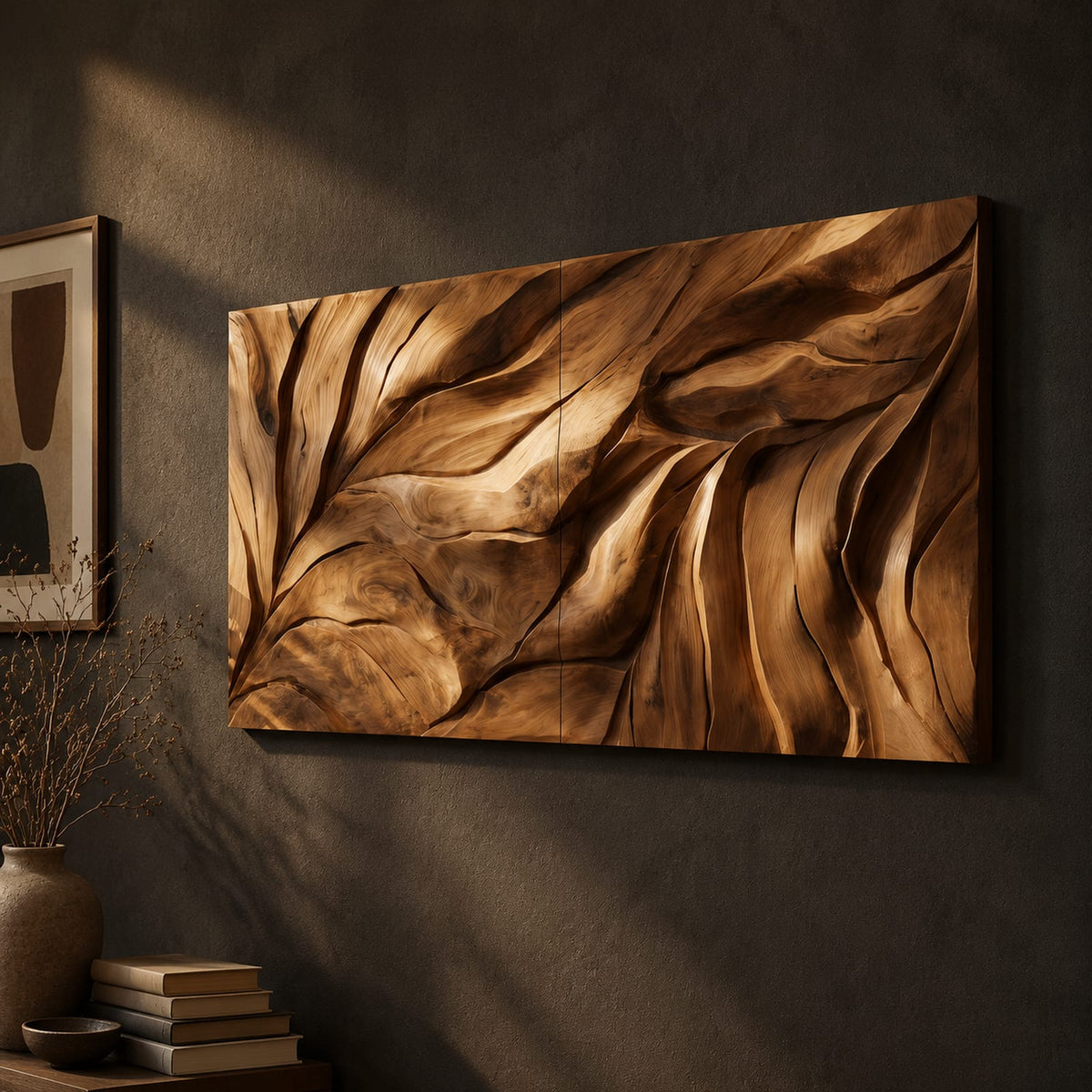 Natural wood grain detail