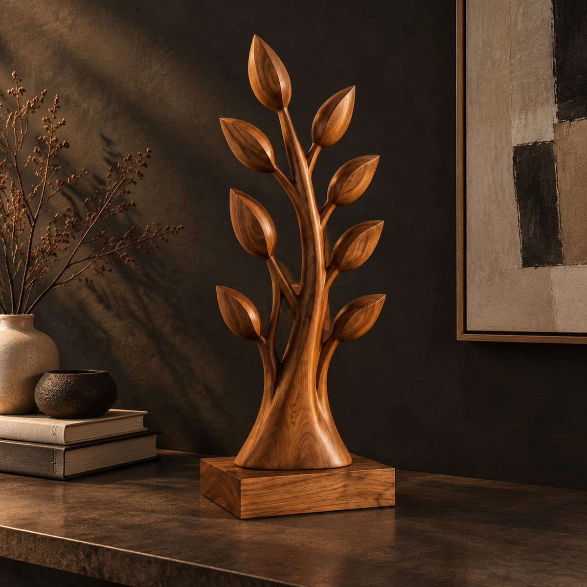 Natural wood grain detail