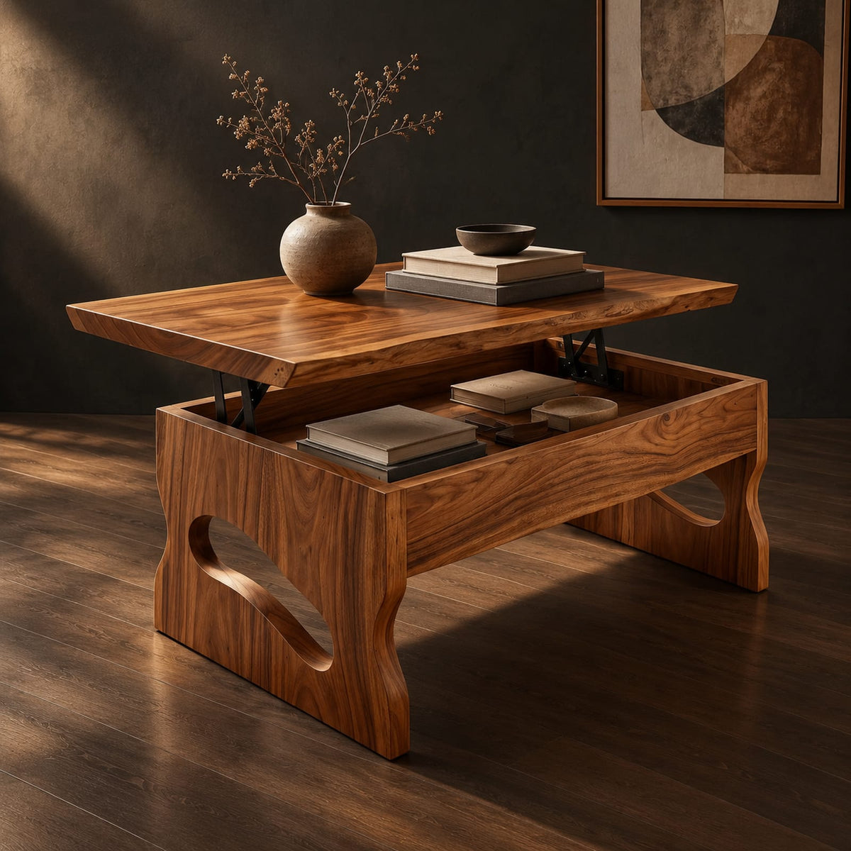 Natural wood grain detail