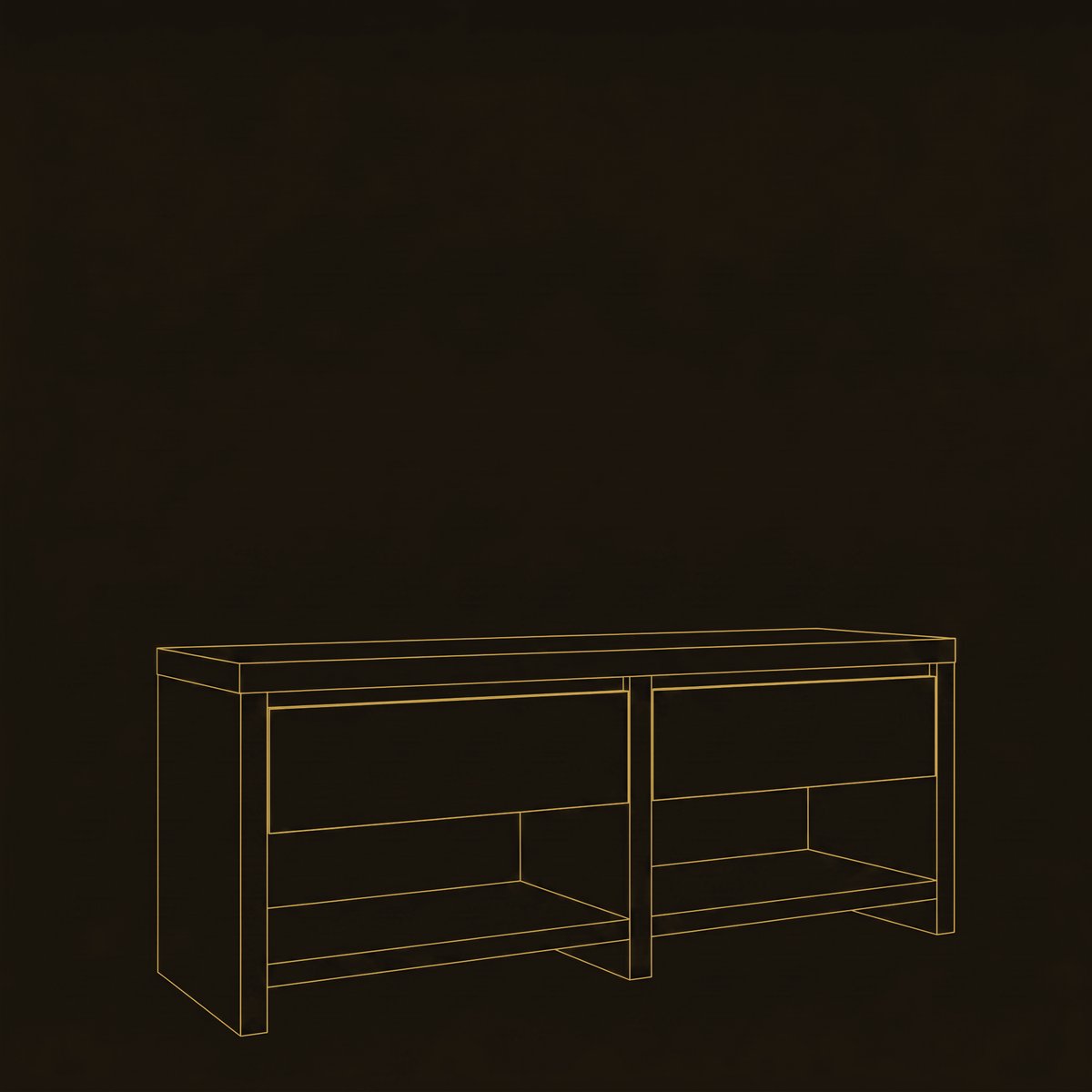 Solid Wood Bathroom Vanity Luxury With Open Shelf Storage dimension diagram
