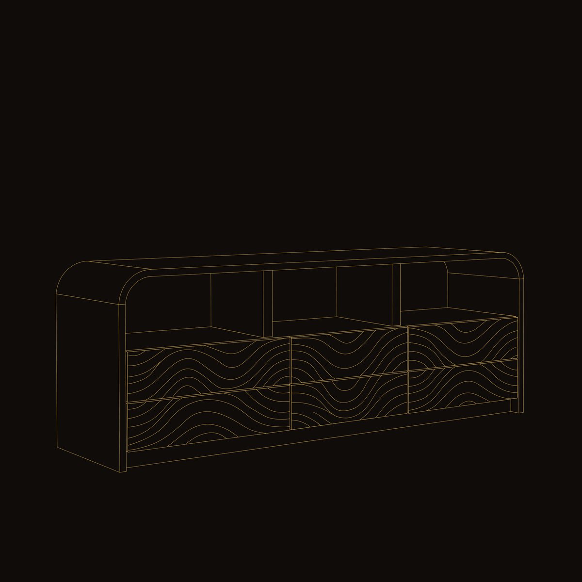 Solid Wood Sideboard Luxury Solid Living Room dimension diagram