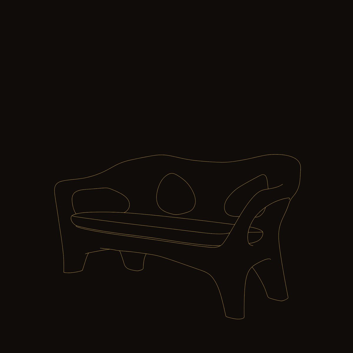Solid Wood Sofa Luxury With Sculptural Form Bold Statement Home dimension diagram