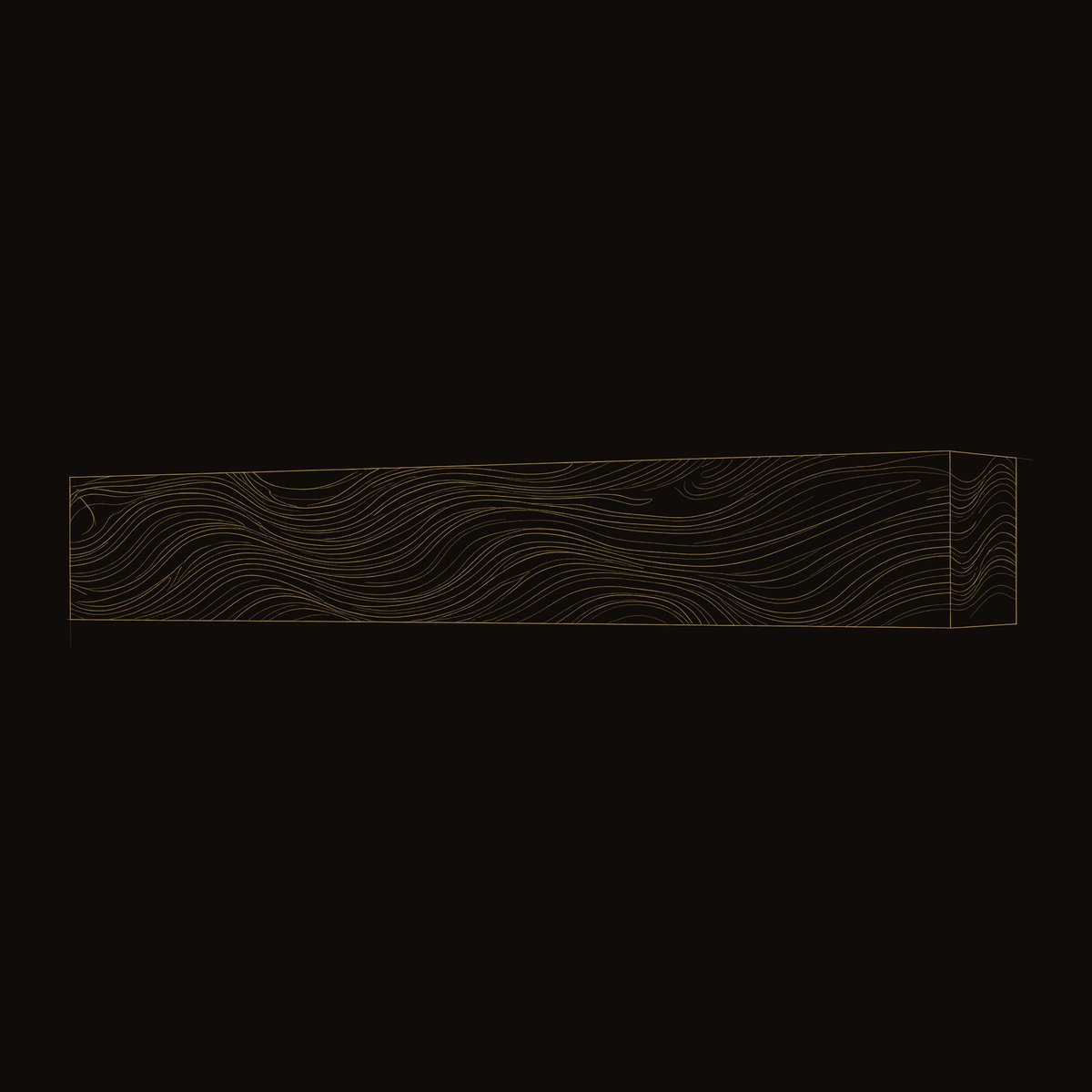 Solid Wood Floating Fireplace Mantel Shelf With Wave Carved Modern Home dimension diagram