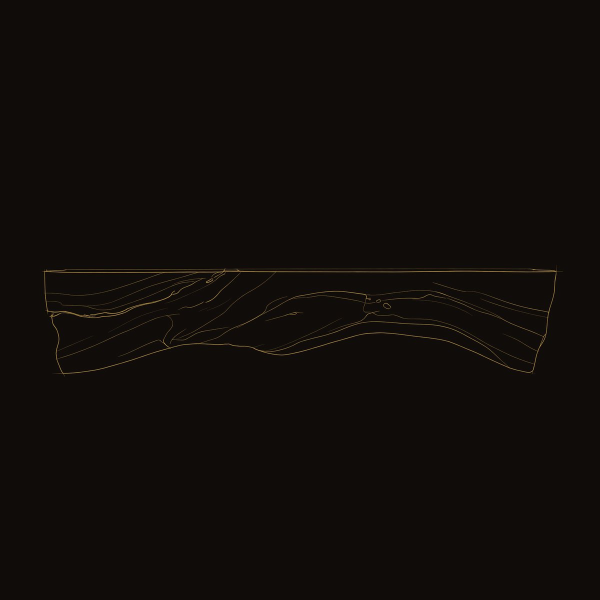Solid Wood Floating Fireplace Mantel Rustic Sculptural Live Edge Holiday dimension diagram
