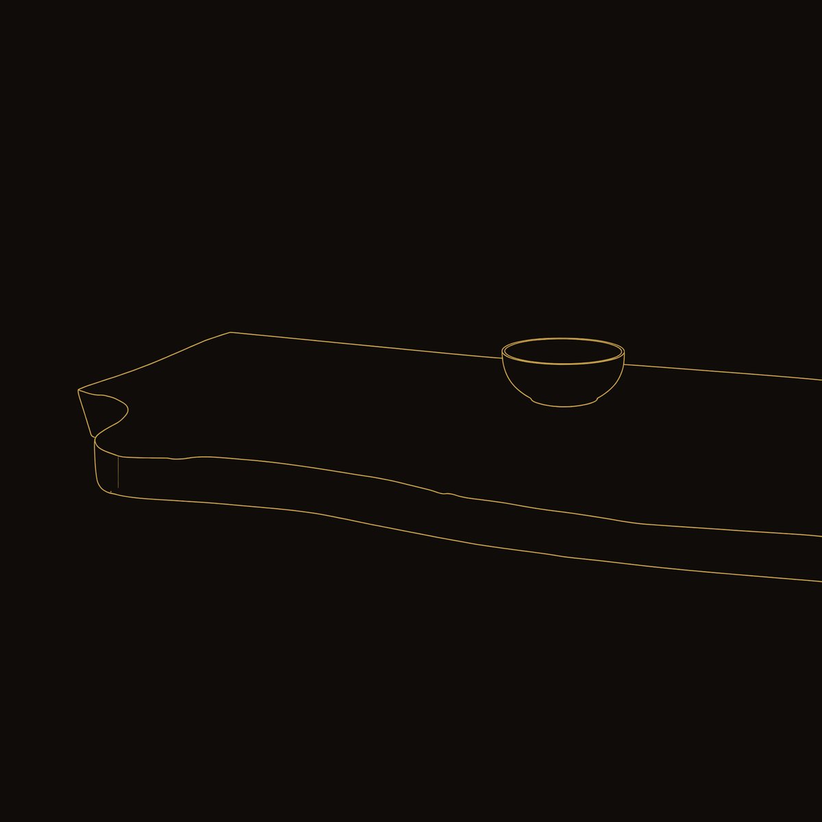 Solid Wood Table Top Handcrafted Live Edge Countertop Custom Kitchen Surfaces dimension diagram