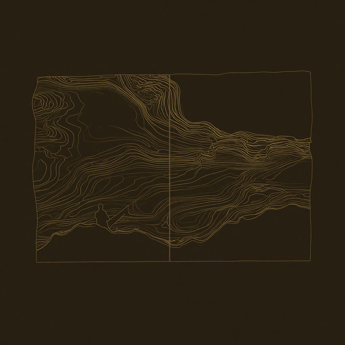 A Single Log, Opened Out Into a Canyon Wall Panel dimension diagram