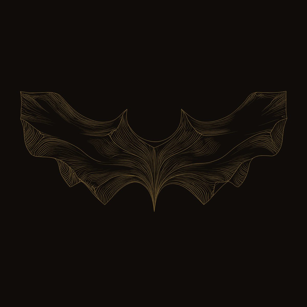 Bat With Open Wings, Carved Wood Wall Art, Made to Order dimension diagram
