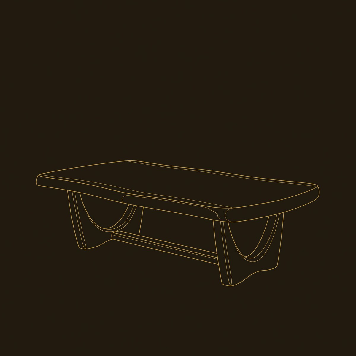 Cottage Coffee Table For Garden Style Room dimension diagram