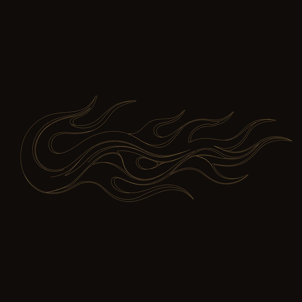 Driftfire Layered Wall Relief in Solid Walnut dimension diagram