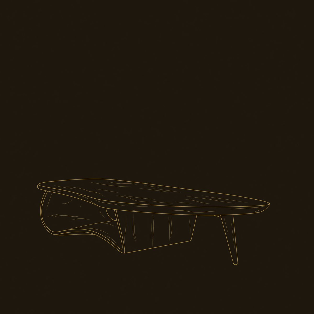 Farmhouse Coffee Table For Rustic Living Room Decor dimension diagram